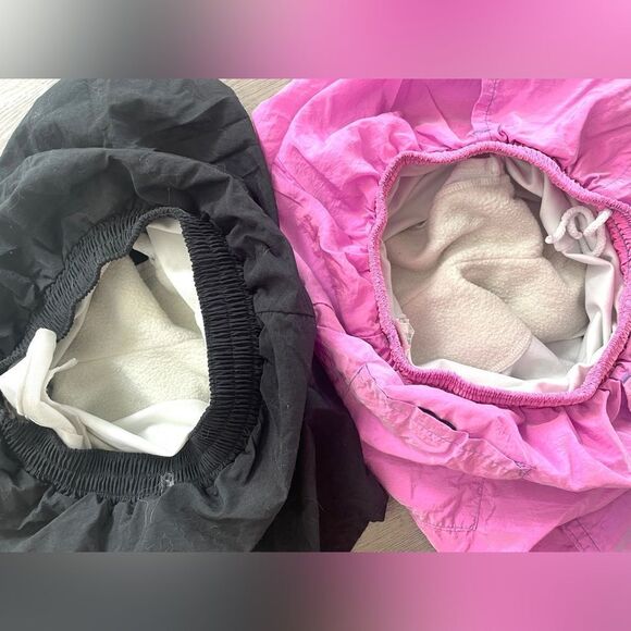 Retro Trek Wear USA Union Made Athletic Lined Shorts size Small in Pink & Black - Picture 13 of 15